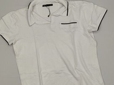 koszulka wojan team allegro: Polo shirt for men, L (EU 40), Piazza Italia, condition - Good