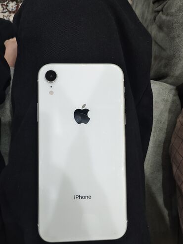 телефон поко м6: IPhone Xr, Колдонулган, 128 ГБ, Ак, 78 %