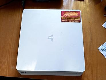 ps3 sony: Sony ps4 slim- белая красотка- состояние отличное- установлено 47 — 1