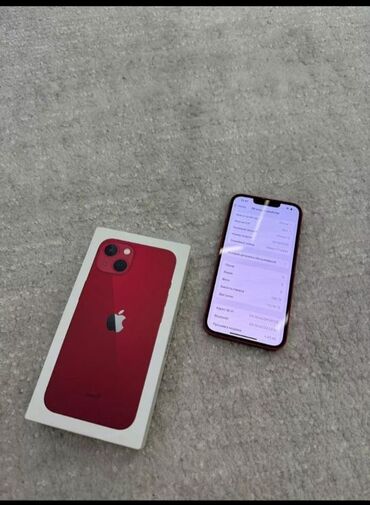 айфон x цена бишкек: IPhone 13, Колдонулган, 128 ГБ, Кызыл, Заряддоочу түзүлүш, Каптама, Кабель, 74 %