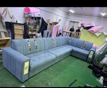 Угловые диваны: Угловой диван, С ящиками, Трехместный — 14