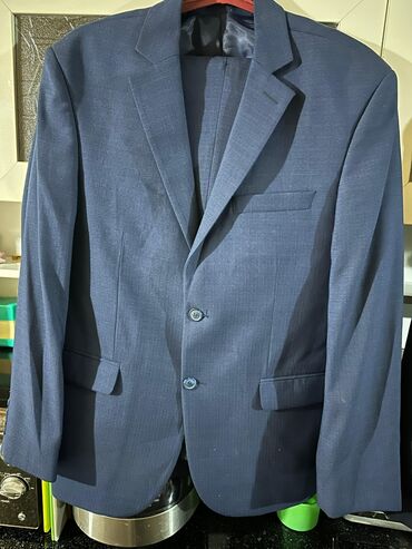 брючный костюм размер 52 54: Костюм 6XL (EU 52), цвет - Голубой