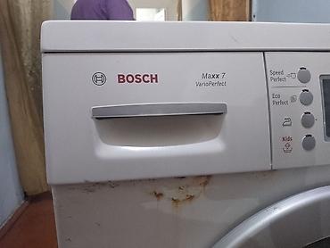 Бытовая техника: Стиральная машина Bosch, 7 кг, Б/у, Автомат, Без сушки — 1
