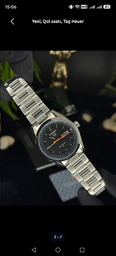 3d saat: Yeni, Qol saatı, Tag Heuer, rəng - Göy — 4