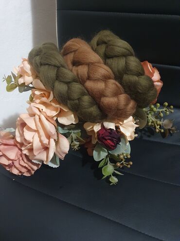 zimska traka za kosu: Headband, Handmade, color - Multicolored