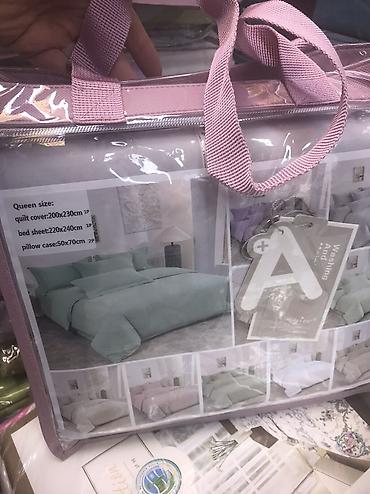 Комплекты постельного белья: Постельное бельё 100% хлопок, постельное бельё, наволочки пара 300сом — 23