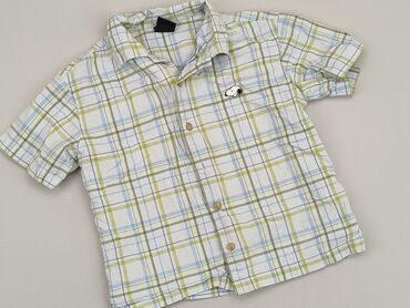 bezowa koszula: Shirt 2-3 years, condition - Good, pattern - Cell, color - Light blue