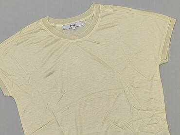 bluzki żółte damskie: T-shirt, XS, stan - Idealny