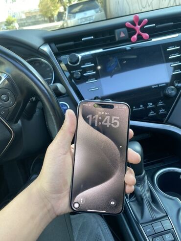 мак м1: IPhone 15 Pro Max, Natural Titanium, 85 %