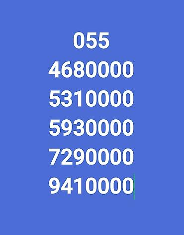 Mobil telefon və aksesuarlar: Nömrə: ( 055 ) ( 3131001 ), Yeni — 1