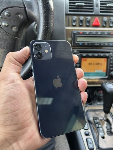 iphone 12 телефон: IPhone 12, Б/у, 128 ГБ, Синий, Чехол, 77 %