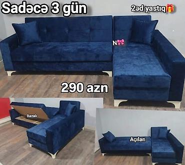 divan satilir: Satılır: *BİRBAŞA İSTEHSALDAN KÜNC DİVAN* Qeyd:*YENİDİR* Ölçüsü — 1