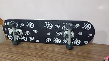 Skeytbordlar: Skateboard – hərəkəti sevənlər üçün! - Qara rəngli, ağ kəllə-sümük — 7