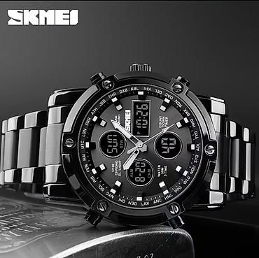 forthing t5 plus: Мужские наручные часы SKMEI Black Knight - Комбинированный циферблат — 3