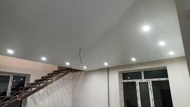 Натяжной потолок: Натяжной потолок Матовое, 3D потолки, Глянцевое Бесплатный замер, Монтаж, Гарантия — 15