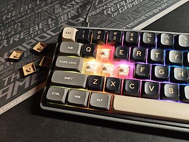 oyuncu komputer: Mechanical keyboard Royal Kludge R65 65% Phantom Black Ideal — 4