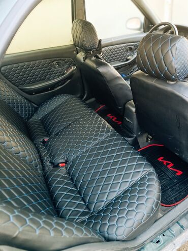 Kia: Kia Sephia sedan - Kuzov: 4 qapılı sedan, tünd yaşıl rəng - Ön hissə — 7