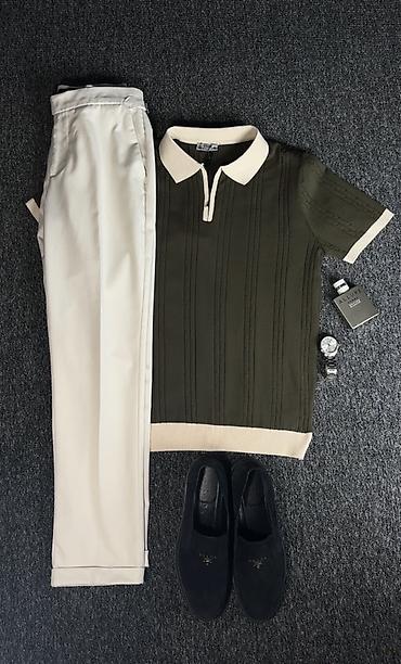 Батник и брюки итальянские в стиле smart-casual Состав набора: -