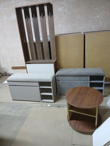 Гарнитуры для прихожей: Гарнитур для прихожей, Вешалка, ДСП, цвет - Белый — 1