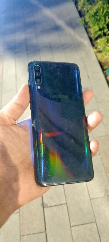 Samsung: Samsung Galaxy A70, 128 GB, rəng - Qara, Zəmanət