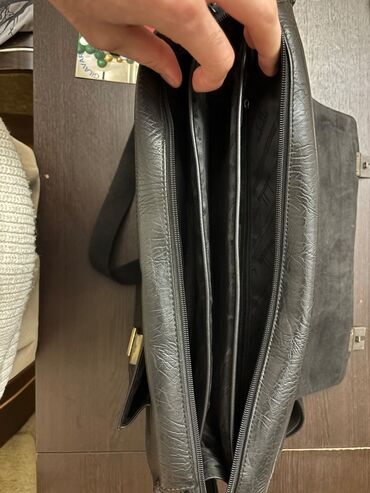 Çantalar: Dəri Kişi Çantası – Biznes Üslub, Mdahha -Orijinal dəri material – — 3