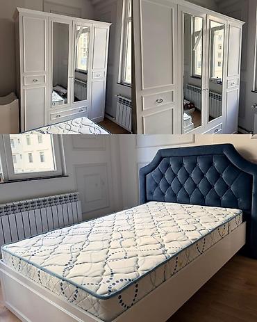 yataq manej: F99Oğlan uşağı üçün yataq dəsti satılır 650₼. matrası var.Ünvan — 1
