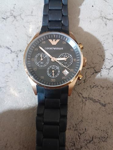 Наручные часы: Emporio Armani qol saatı - Korpus: qızılı tonlu paslanmayan polad - — 5