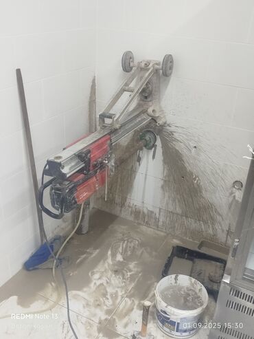 Beton işləri: Beton kəsmə beton deşmə xidməti Karot - HILTI DD 200 / 350 ilə 25 ° — 8