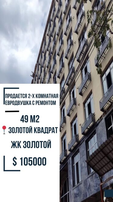 Продажа квартир: 2 комнаты, 49 м², Элитка, 10 этаж, Дизайнерский ремонт