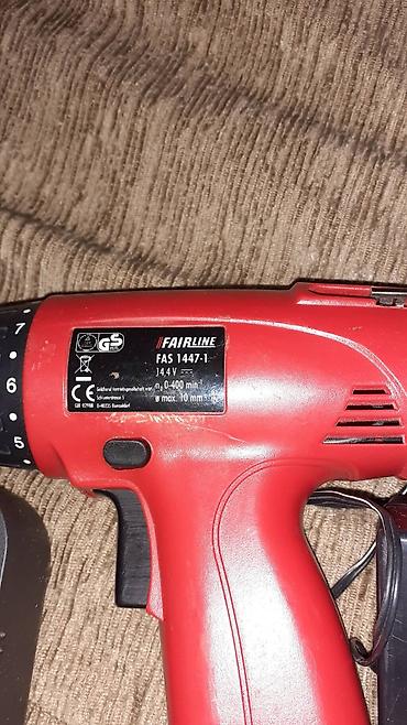 rucni nosko: Akumulatorska bušilica/odvijač FAIRLINE FAS 1447-1 - Napon: 14,4 V - — 2