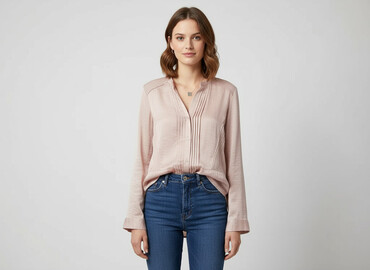 shein bluzki eleganckie plus size: H&M, Women's blouse, size S