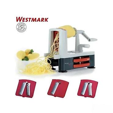 Kuhinjska oprema: Spirala za voće i povrće Westmark Spiromat – ručni spiralizator sa — 5