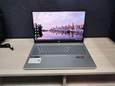 Компьютеры, ноутбуки и планшеты: Ноутбук, HP, 8 ГБ ОЗУ, AMD Ryzen 5, 15.6 ", Для работы, учебы, память SSD
