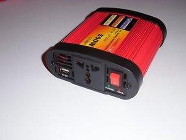 Pretvarači napona: Pretvarač napona 12V DC na 220V AC – 500W Karakteristike: - — 7