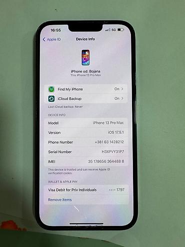 Apple iPhone: IPhone 13 Pro Max – 128 GB - Original Apple uređaj, nikada otvaran - — 11