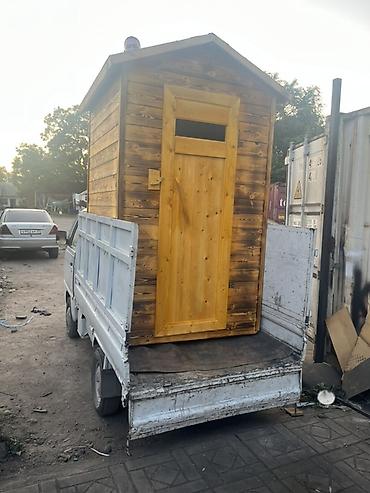 деревяны туалет: Туалетная кабинка, будка, Материал: Дерево — 2