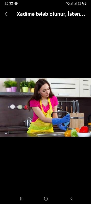 услуги домработницы в баку: Домработница, 42 лет, Более 5 лет опыта