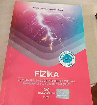 Kitablar və jurnallar: Fizika – Abituriyentlər üçün tapşırıqlar toplusu (II hissə — 1