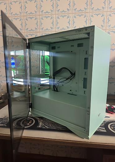 ucuz pc kasa: Cox az ve seliqeli istifade olunub Mint rəngdə ATX/Micro-ATX — 2