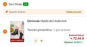 uzun bot: Derimod, Ölçü: 40, rəng - Qara, Yeni — 6