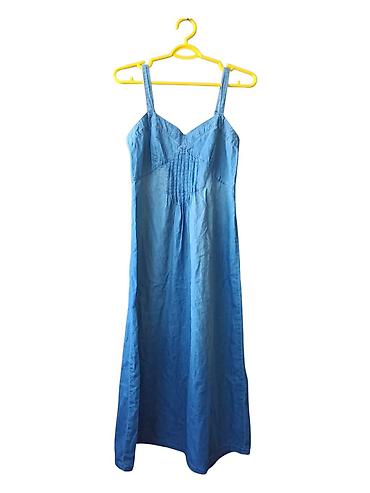plave tn: RASPRODAJA LETNJIH HALJINA! Plava teksas/denim haljina na tanke — 1