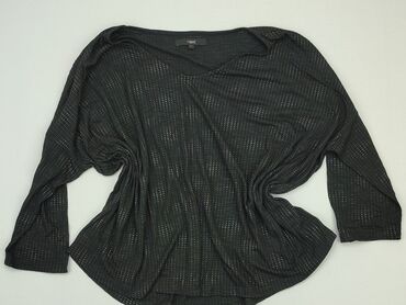 czarne bluzki z długim rekawem: Blouse, Next, XL (EU 42), condition - Very good