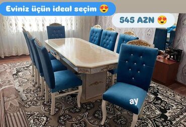 Dolablar: Qonaq otağı üçün, Yeni, 8 stul