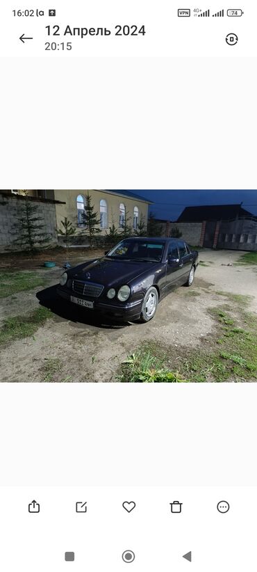 Mercedes-Benz: Mercedes-Benz E-Class: 2000 г., 2.8 л, Механика, Бензин, Седан