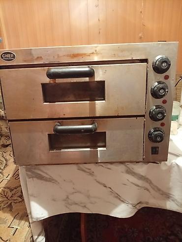 Профессиональная электрическая печь CHEF с двумя независимыми at lalafo.kg Профессиональная электрическая печь CHEF с двумя независимыми
