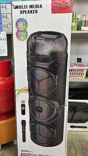 rush wave: Портативная мультимедийная акустическая система Sing ZQS8308 - Три — 1