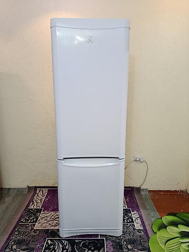 белый нета у про: Холодильник Indesit, Б/у, Двухкамерный, De frost (капельный), 60 * 195 * 60 — 1