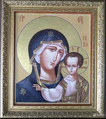 Другие предметы коллекционирования: Иконы писанные, венчальные: Пресвятой Богородицы Спасителя Господа — 24