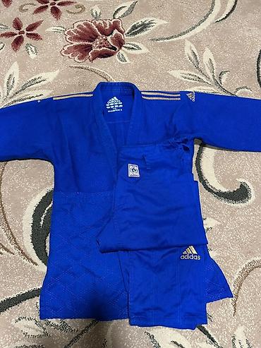 Спорт жана эс алуу: Кимоно для дзюдо Adidas Champion II, синее - Комплект: куртка — 1