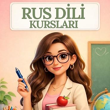 Xarici dil kursu, Rus dili, Böyüklər üçün, Uşaqlar üçün, Danışıq klubu, Daşıyıcı ilə